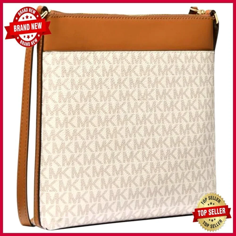Small Leather Crossbody Bag with Adjustable Strap and Multiple Pockets